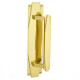 Art Deco Pull Handle on Backplate