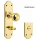 Croft 6505 Ball Door Knob on Shaped Backplate