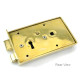 Brass Wenlock Rim Lock