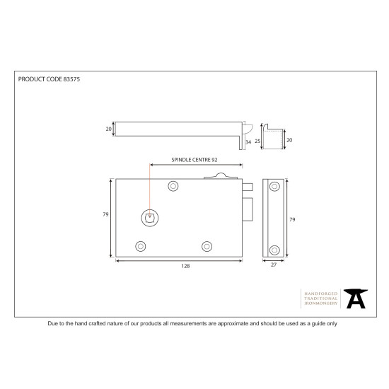 Cast Iron Bathroom Latch