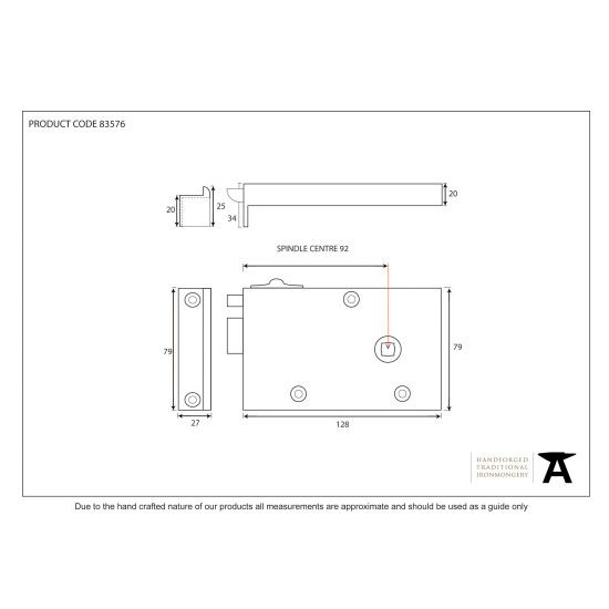 Cast Iron Bathroom Latch