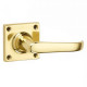 Victorian Lever Door Handle on a Square Rose