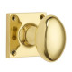 Oval Door Knob on a Square Rose