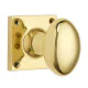 Oval Door Knob on a Square Rose