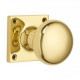 Cushion Door Knob on a Square Rose