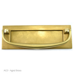 Croft 1643-8 Bowed Postal Knocker Letter Plate