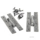 Blacksmith Pewter Patina H Hinges