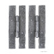 Blacksmith Pewter Patina H Hinges