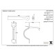 Traditional Blacksmith Gothic Thumb Latch