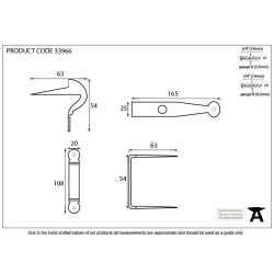 Traditional Blacksmith Latch Set