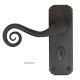 Blacksmith Beeswax Monkeytail Lever Door Handle