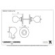 Blacksmith Pewter Patina Round Knob Set