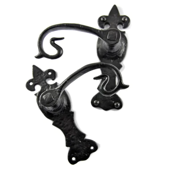 Louis Fraser 259 Lever Door Handle - Black Finish