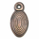 Beehive Escutcheon - Aged Bronze Finish