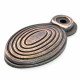 Beehive Escutcheon - Aged Bronze Finish