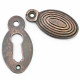 Beehive Escutcheon - Aged Bronze Finish