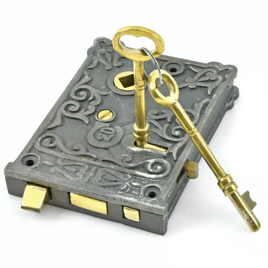 Ornate Rim Lock Set