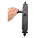 Louis Fraser 562 Lever Door Handle - Black Finish