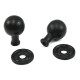 Raven Ball Door Knob Set