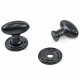 Raven Oval Door Knob Set