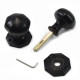 Raven Octagonal Door Knob Set