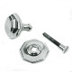 Octagon Chrome Centre Door Knob