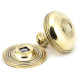 Prestbury Centre Door Knob - Aged Brass
