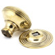 Prestbury Centre Door Knob - Aged Brass