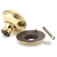 Prestbury Centre Door Knob - Aged Brass