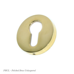Croft 4586 Round Euro Profile Escutcheon