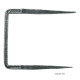 Blacksmith Pewter Patina Bean Thumb Latch with Extra Long Thumb Bar