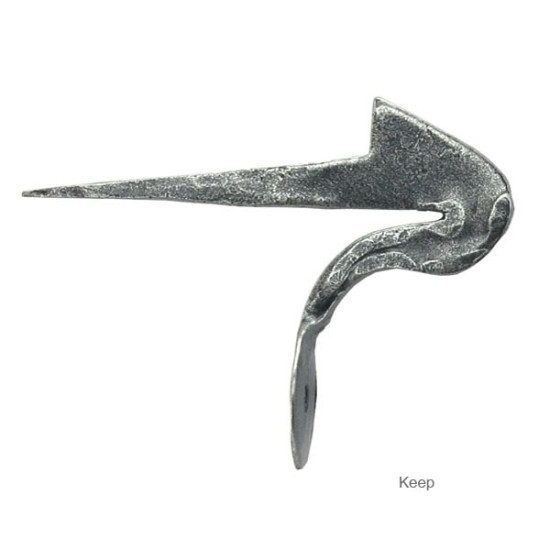 Blacksmith Pewter Patina Bean Thumb Latch with Extra Long Thumb Bar