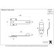 Traditional Blacksmith Privacy Latch Set