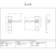 Blacksmith Beeswax Straight Lever Door Handle
