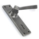 Antique Pewter Straight Lever Door Handle
