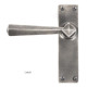 Antique Pewter Straight Lever Door Handle