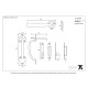 Thumb Latch Set With Chain