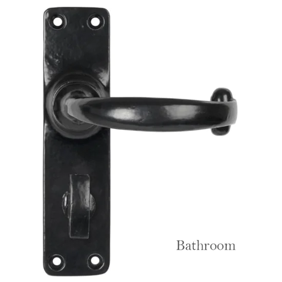 Black Lever Door Handle