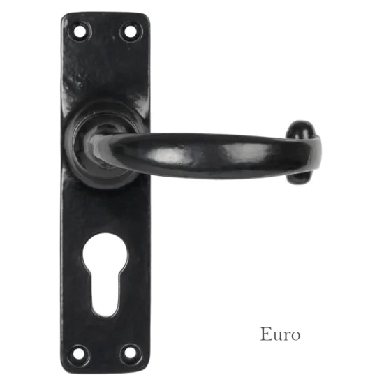 Black Lever Door Handle
