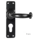 Black Lever Door Handle