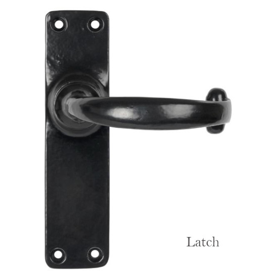 Black Lever Door Handle