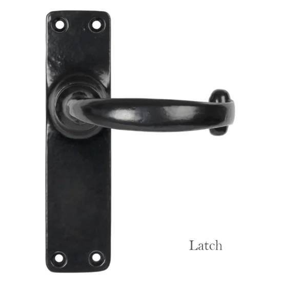 Black Lever Door Handle