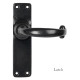 Black Lever Door Handle