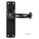 Black Lever Door Handle