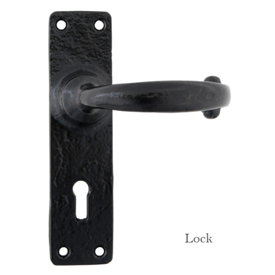Black Lever Door Handle