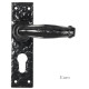 Antique Black Lever Door Handle