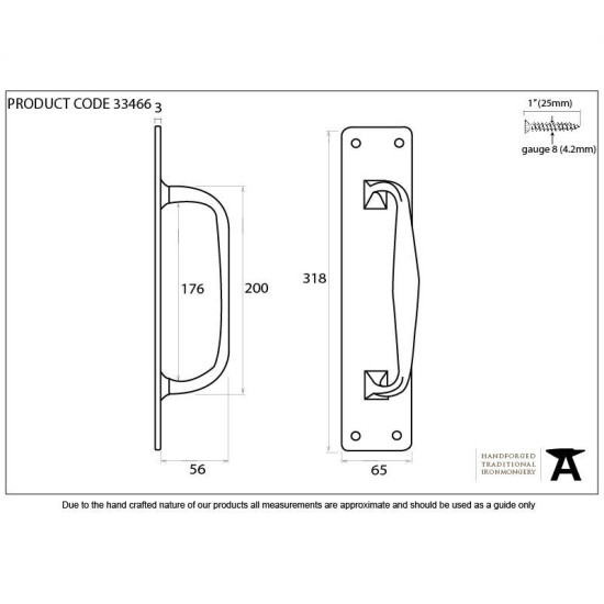 Traditional Blacksmith Cottage Pull Handle