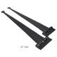 Kirkpatrick 6057 Penny End Hinges - Forged Matt Finish