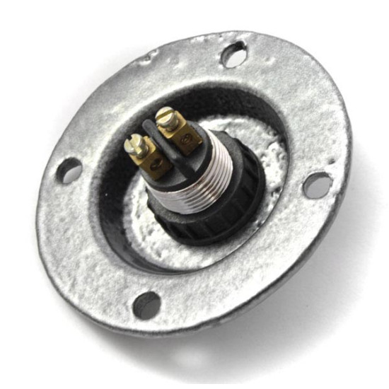 Kirkpatrick 751 Circle Bell Push - Pewter Finish