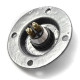 Kirkpatrick 751 Circle Bell Push - Pewter Finish